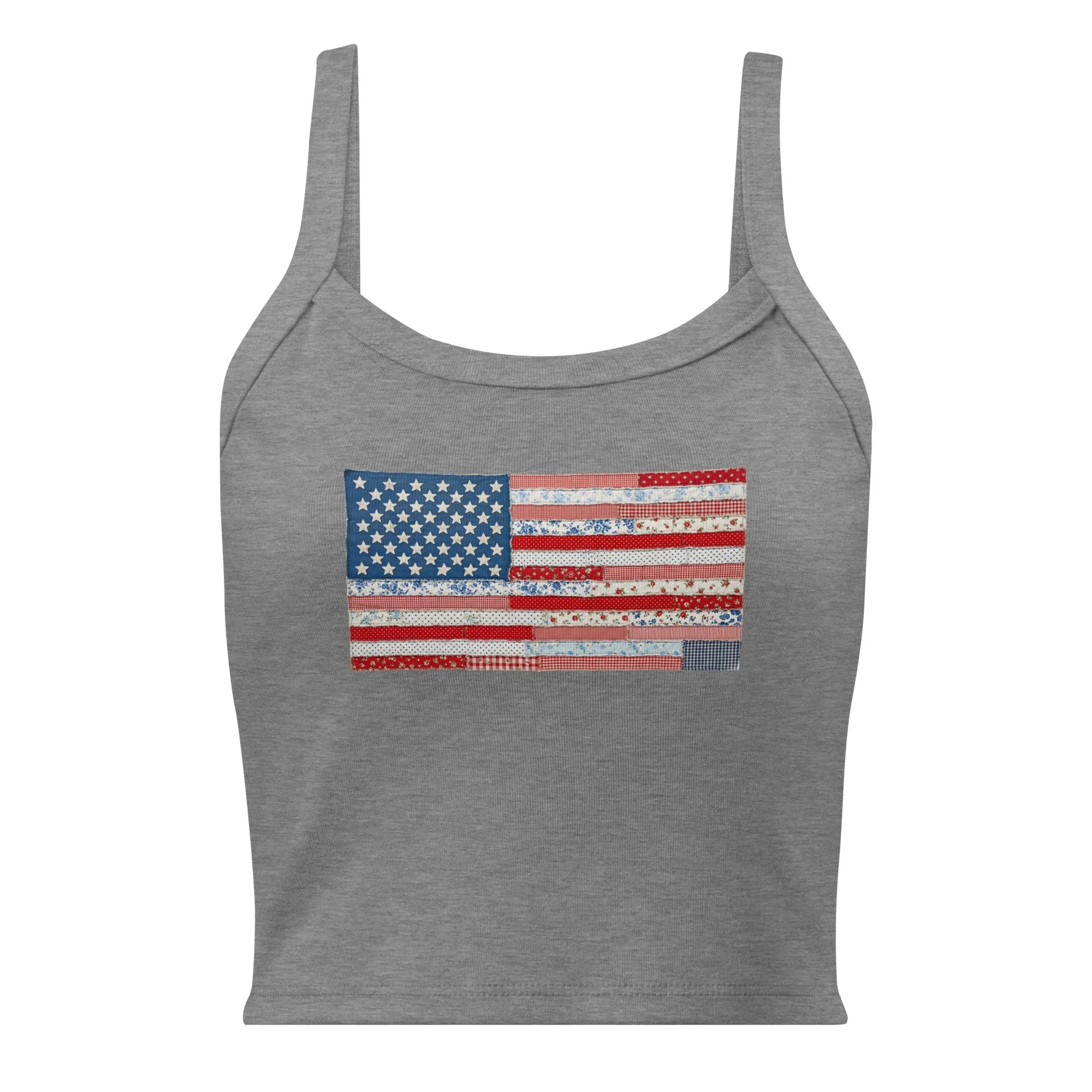 Patchwork Flag // Bella Canvas Tank Top