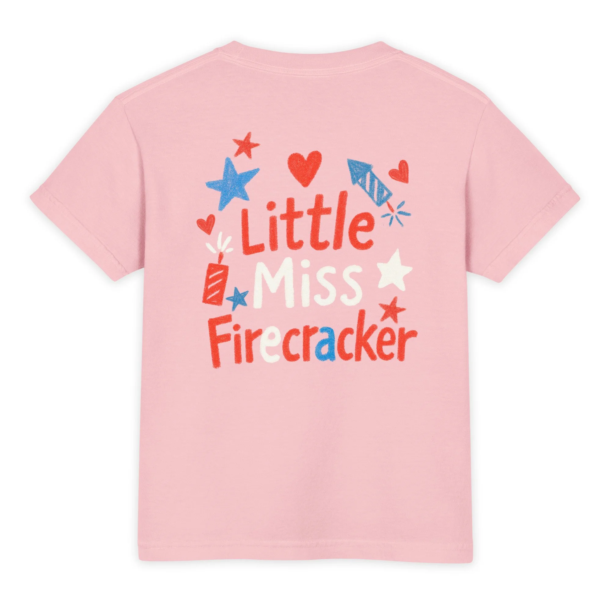 Little Miss Firecracker // Youth Comfort Colors Tee