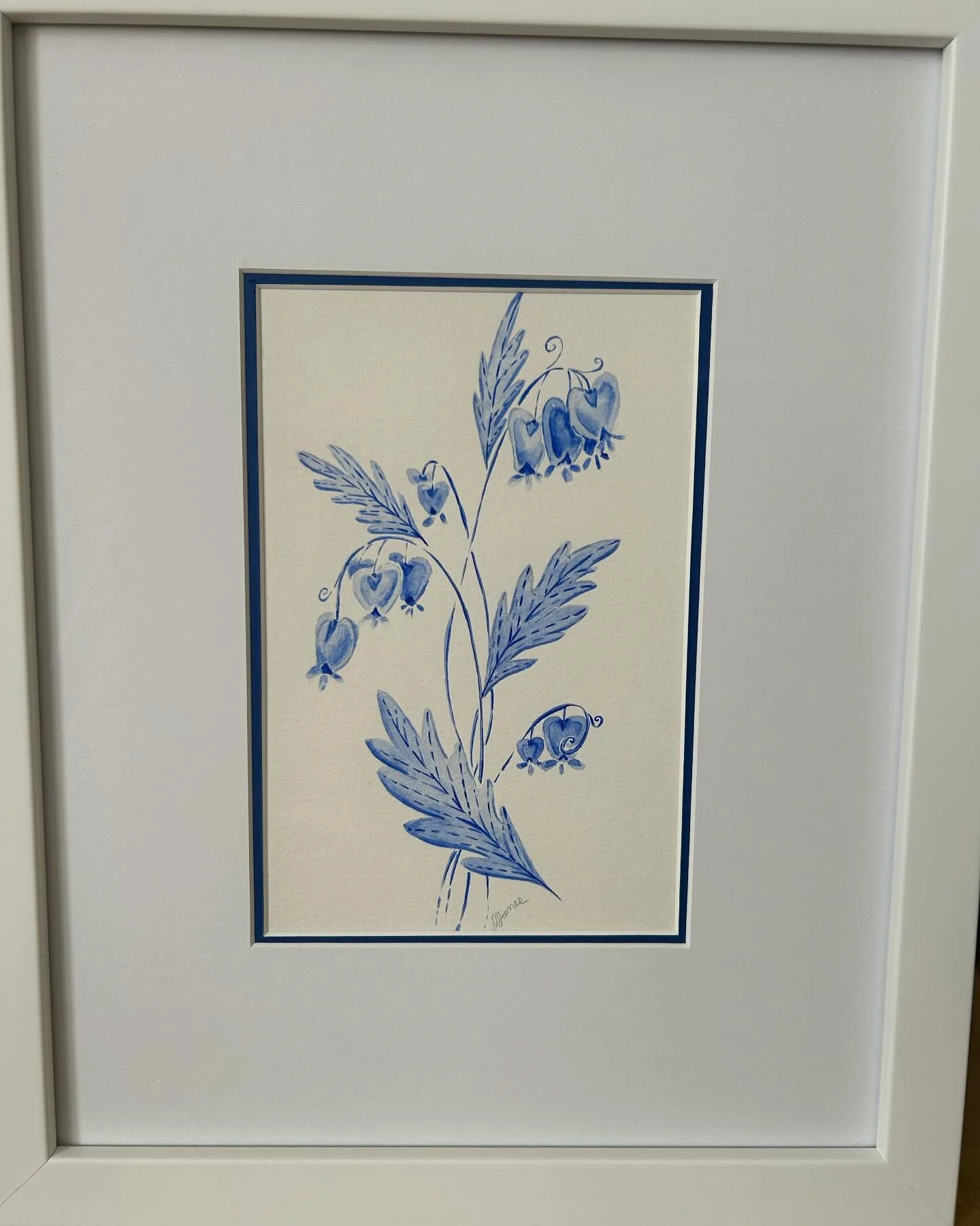 Bleeding Hearts 
Watercolor 
2025