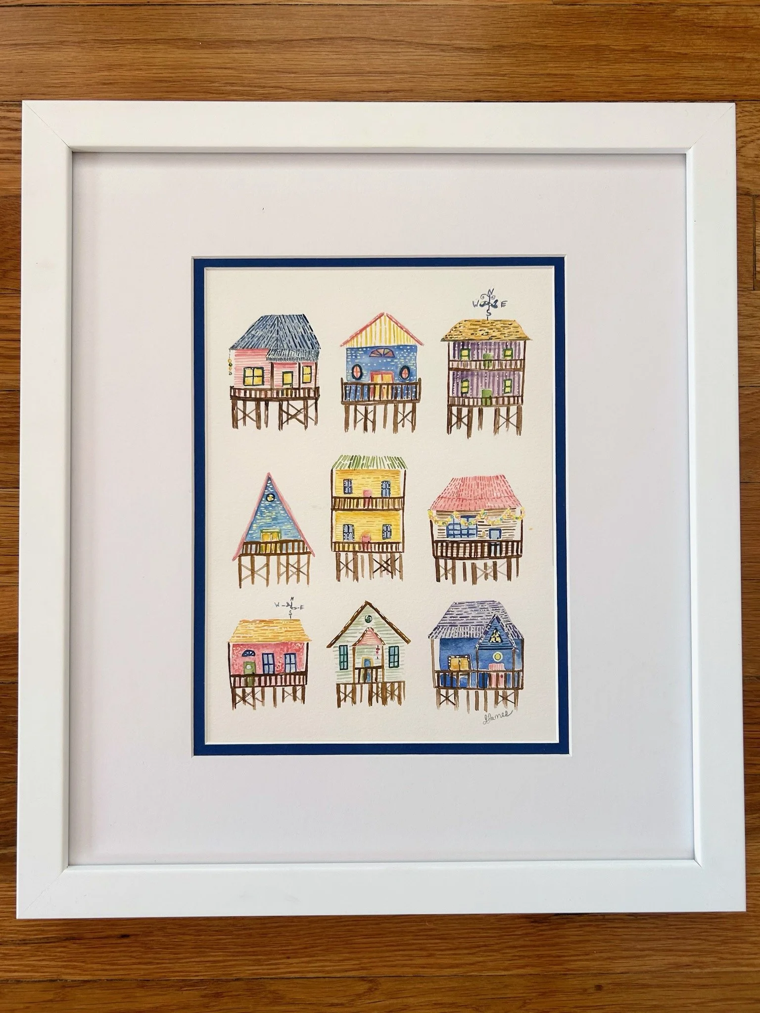 Coastal Colors 
Watercolor 
2024