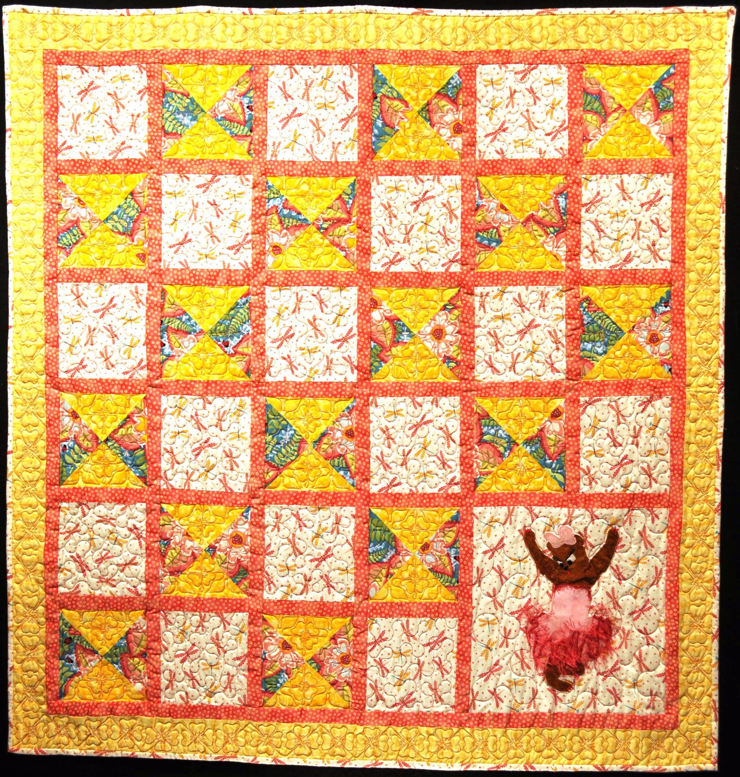 Dancing Bear Baby Quilt