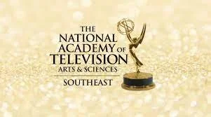 Logo for the National Academy of Television Arts & Sciences Southeast with Emmy Award statuette