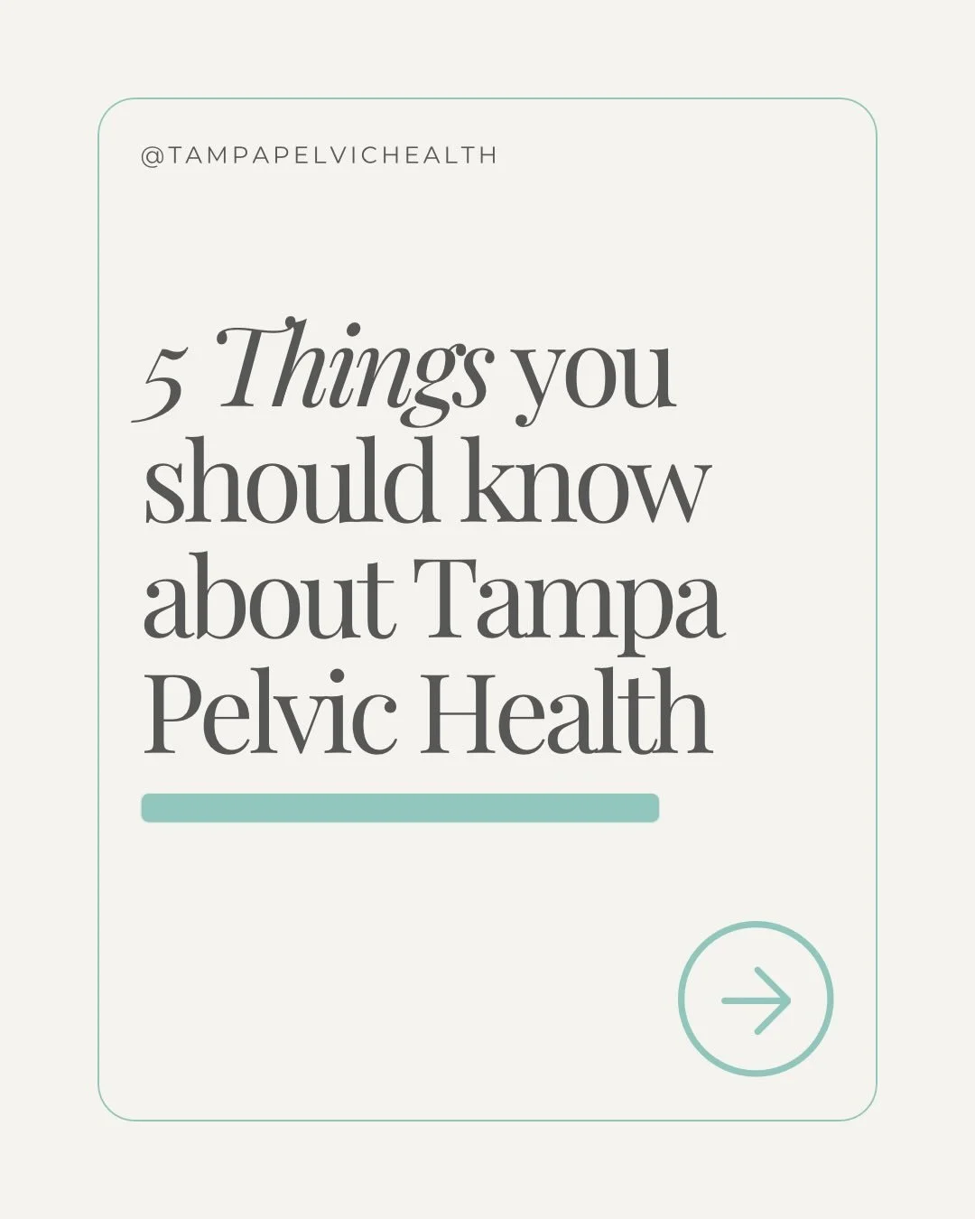 WHAT MAKES US DIFFERENT ⬇️

🔷 We specialize in pelvic floor therapy 

🔷 We provide one-on-one care every visit 

🔷 We treat the root cause, not just the symptoms 

🔷 You don&rsquo;t need to &ldquo;just live with it&rdquo;

🔷 We make it easy to g