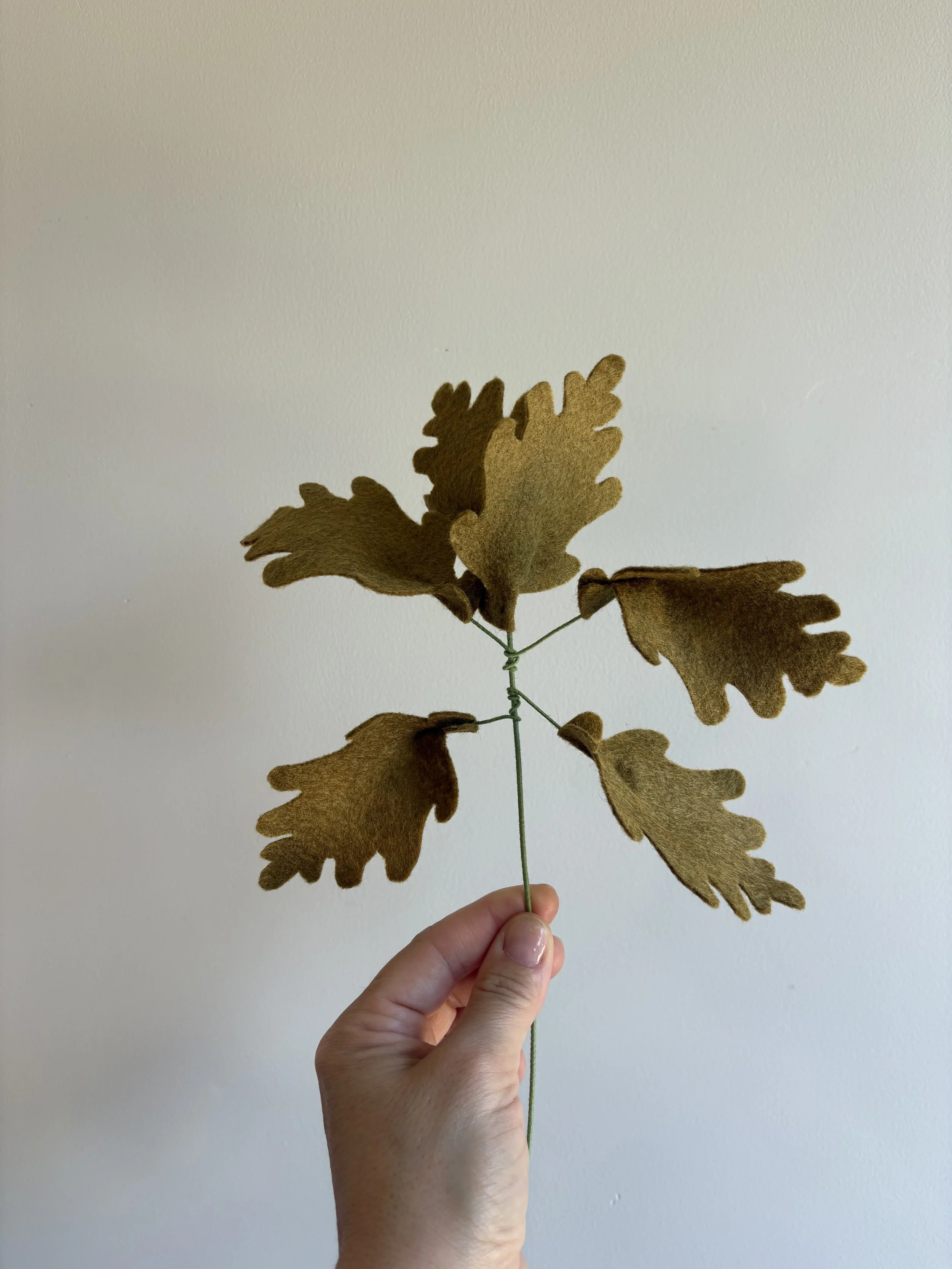 Oak Branch in Bronze