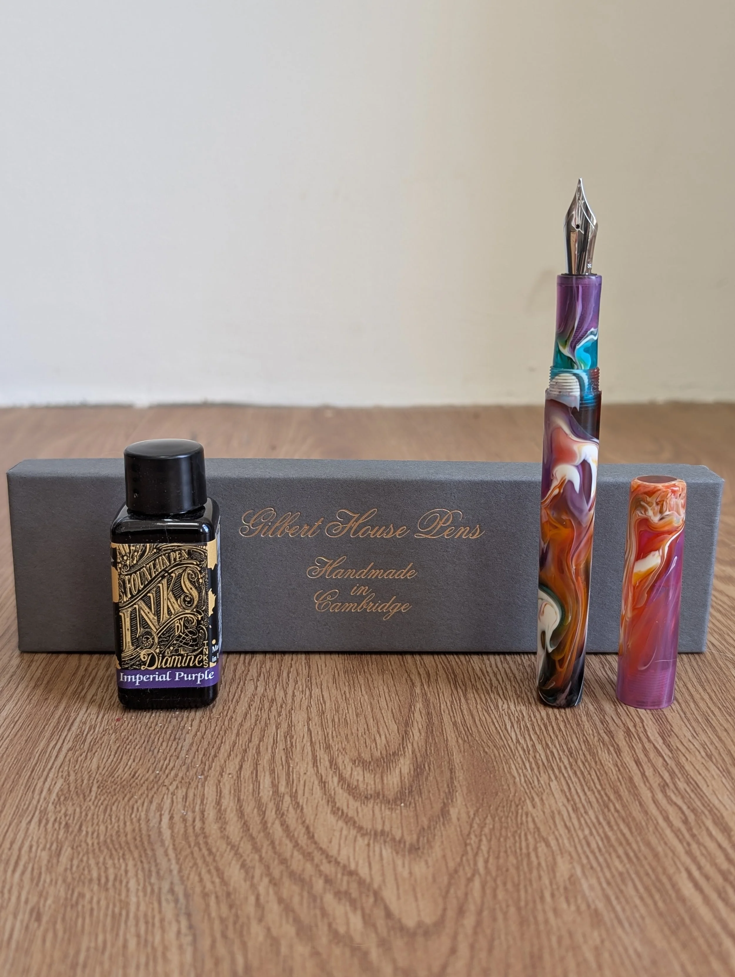 Pen gifted to Timothy Lunn, GCSE, A-Level and 11+ English tutor, by a former student as a thank-you present