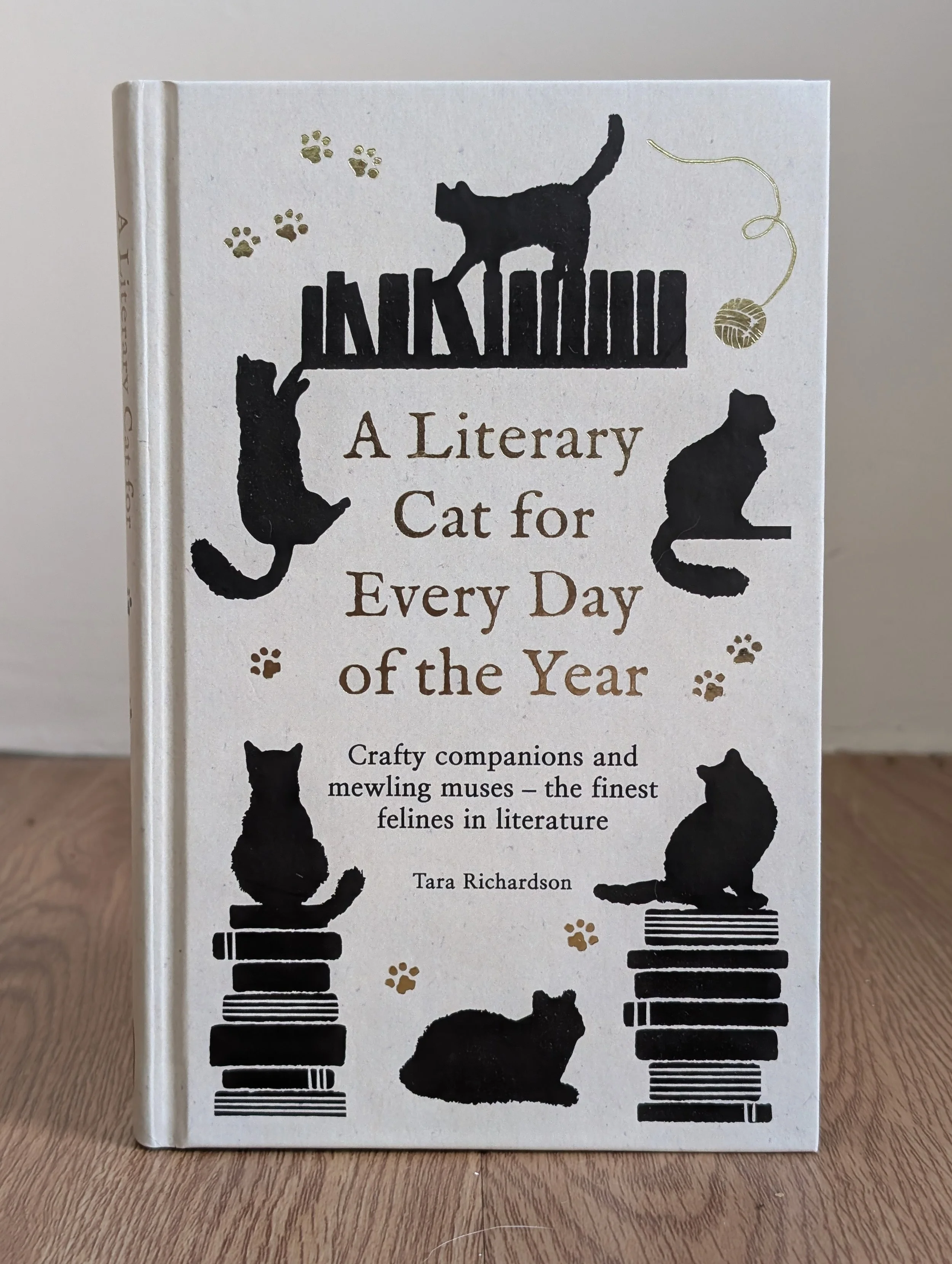 English literary cat book gifted to Timothy Lunn, GCSE, A-Level and 11+ English tutor, by a former student as a thank-you present