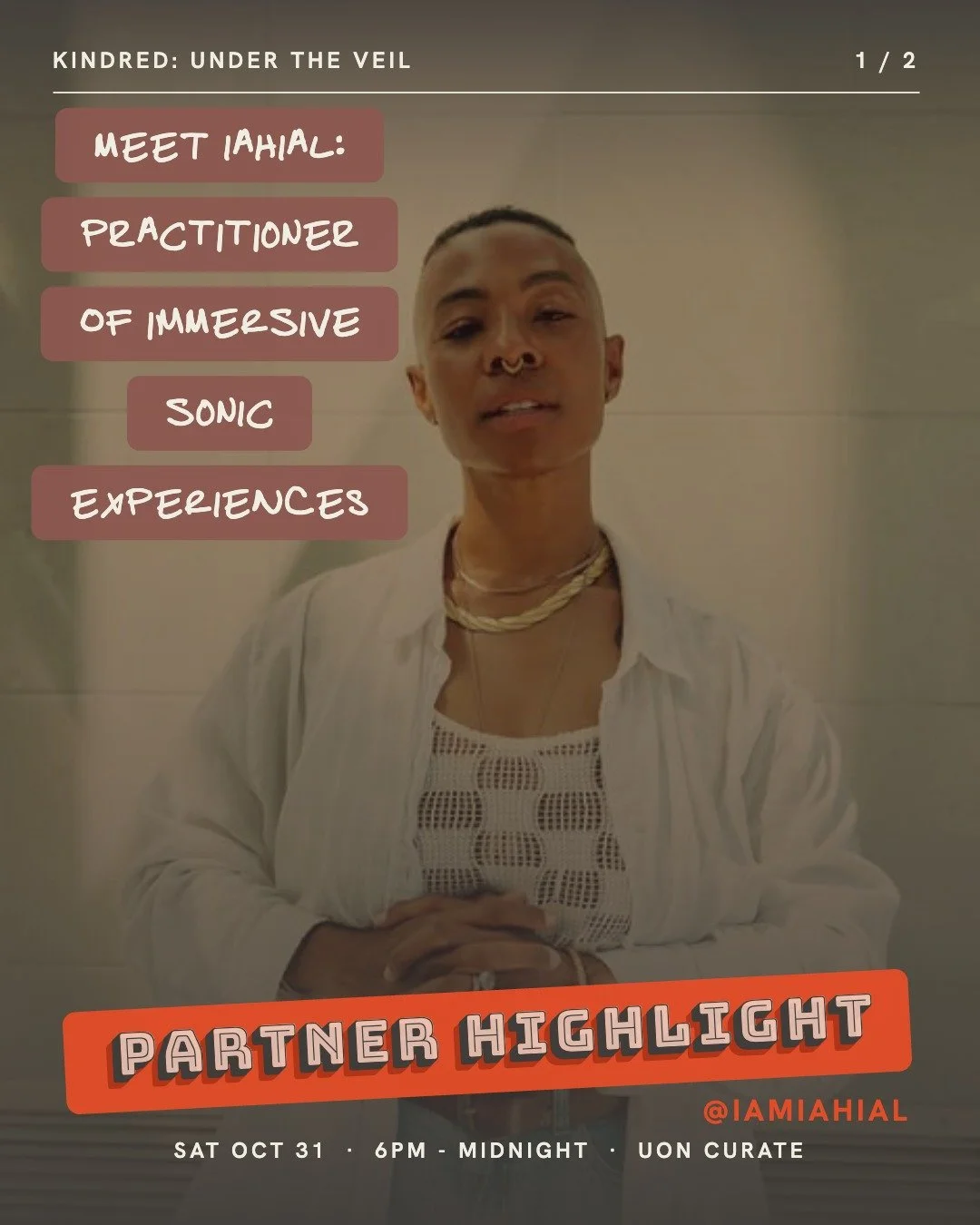 Some magic you hear. Some you breathe in.

🩷&hearts;️🧡💛💚🩵💙💜

We are so glad to be gathering and co-hosting with our brand partner @iamiahial on Halloween night.

IAHIAL will lead the sounds and scents of the evening: acoustic music, a DJ set, 
