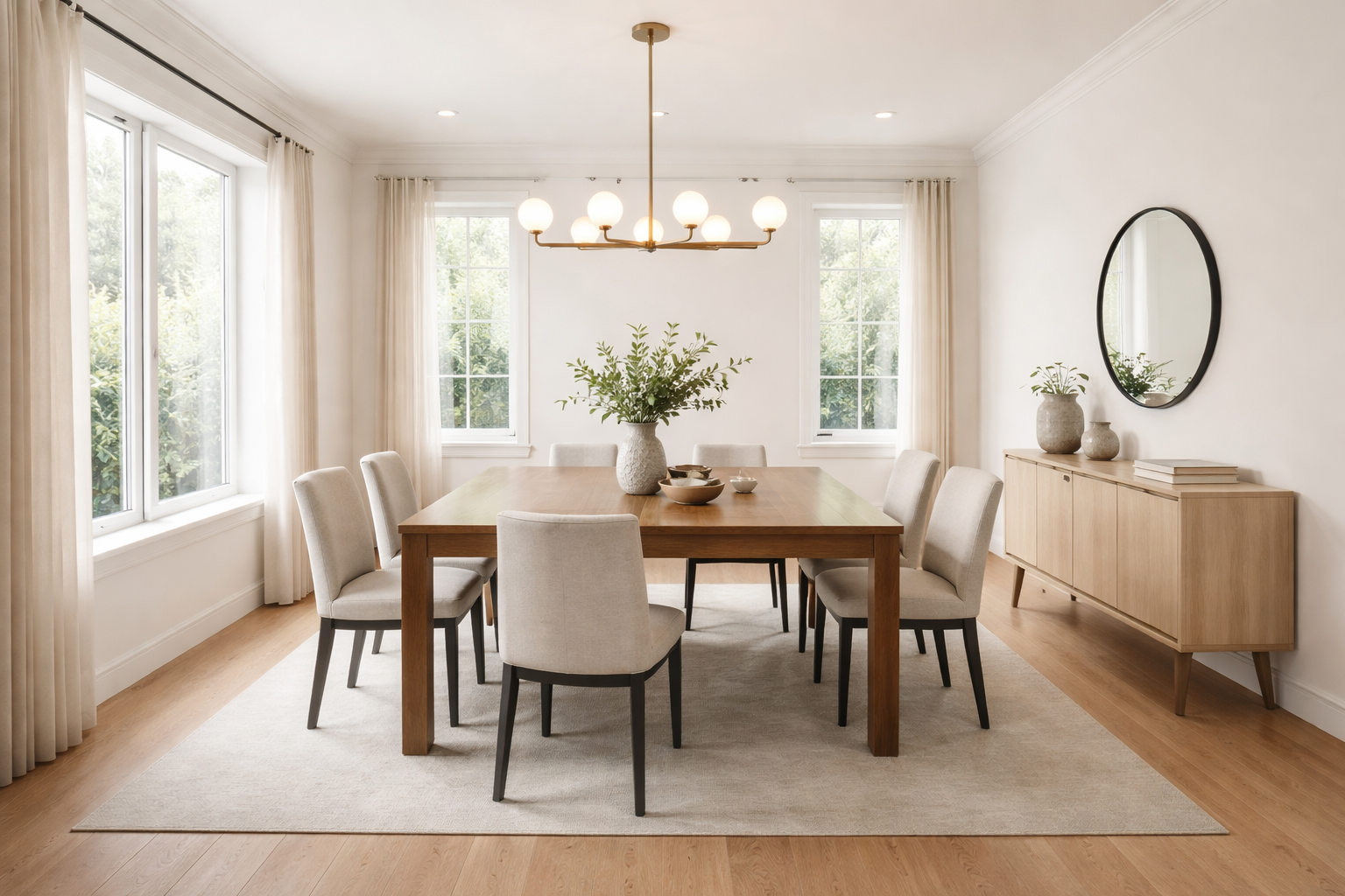 Average Dining Room Size