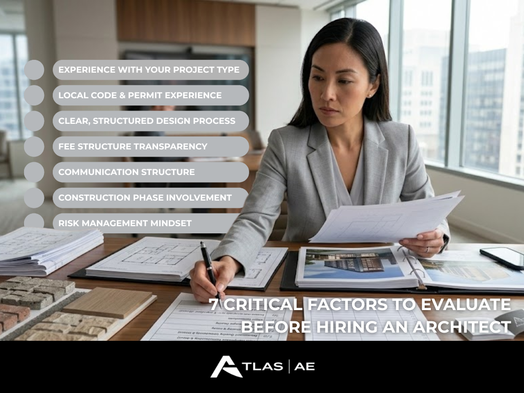 7 Critical Factors to Evaluate Before Hiring an Architect