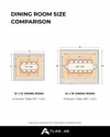 Average Dining Room Size | Space Planning Guide — AtlasAE