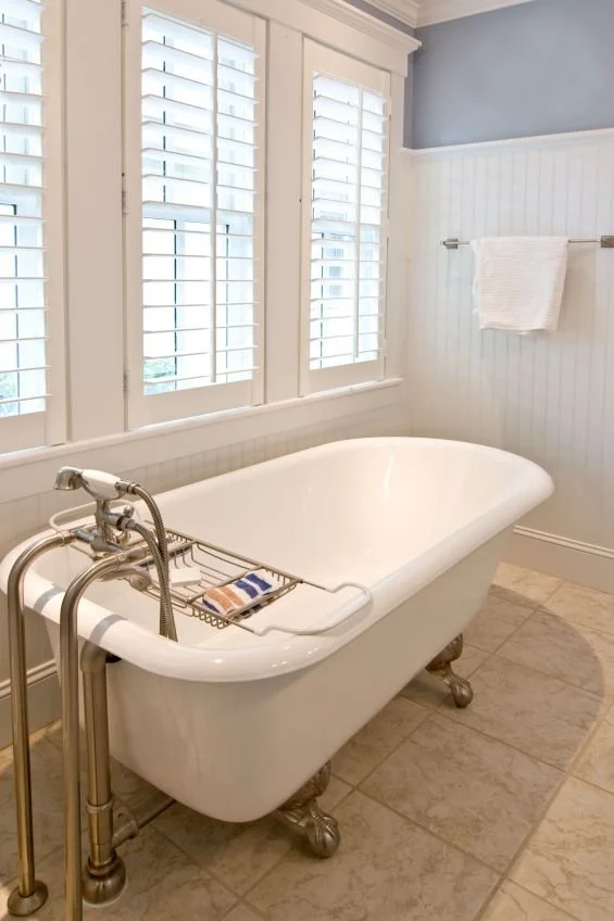 Claw foot tub install