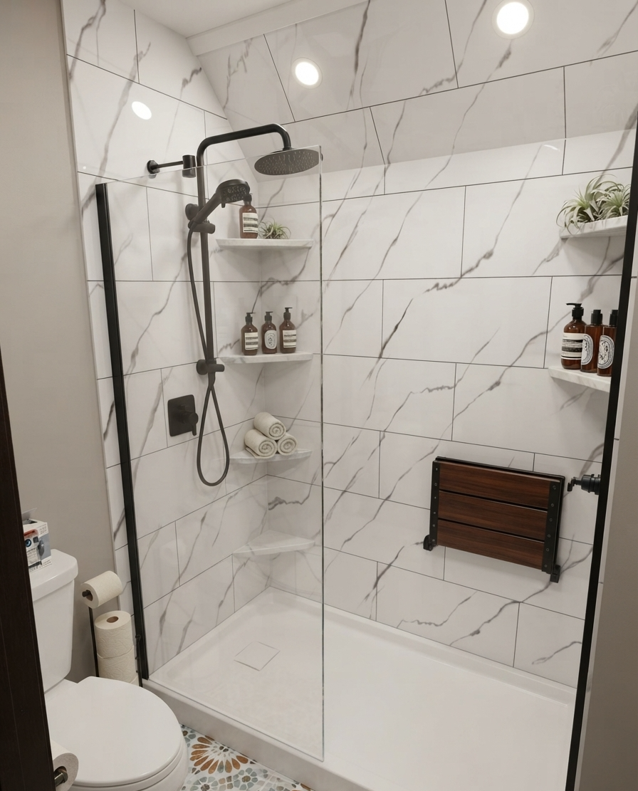 Claw foot tub install