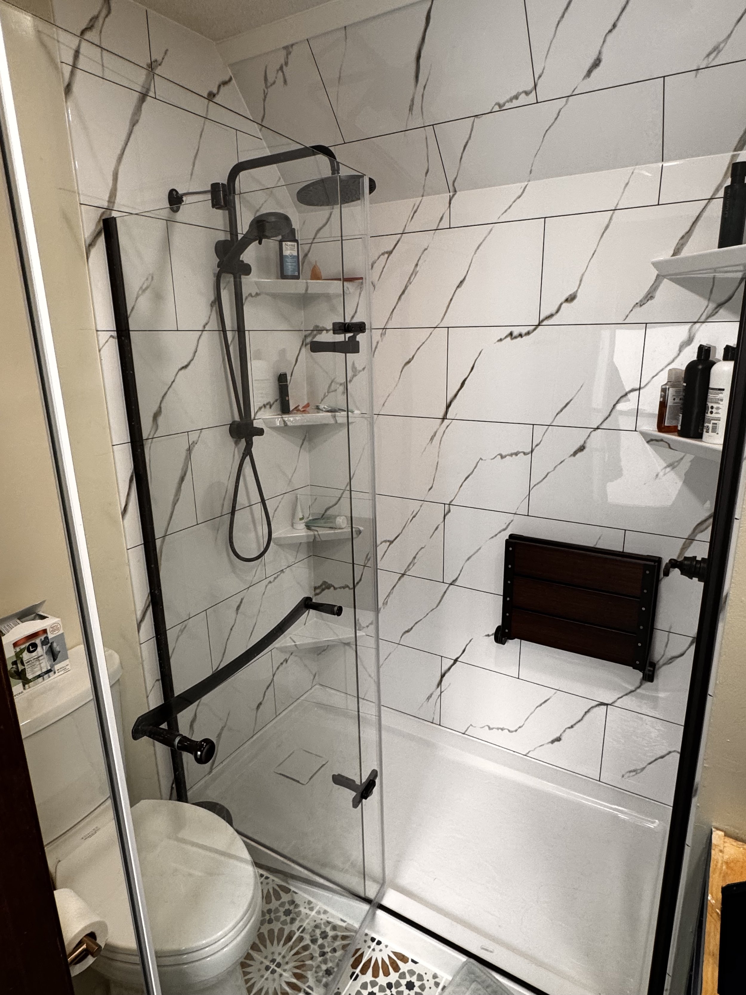 Claw foot tub install