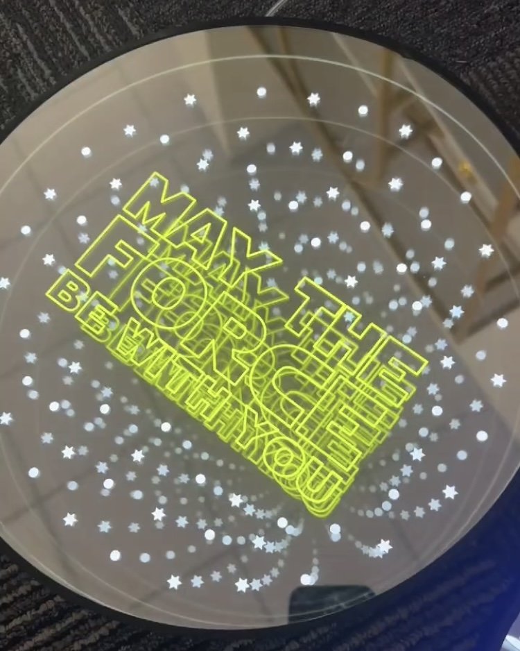 May the Force Be With You Infinity Mirror