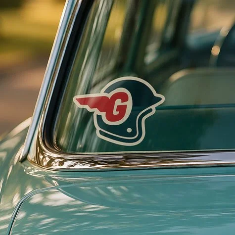 LGGPR G-Helmet Die-cut sticker – 3x3