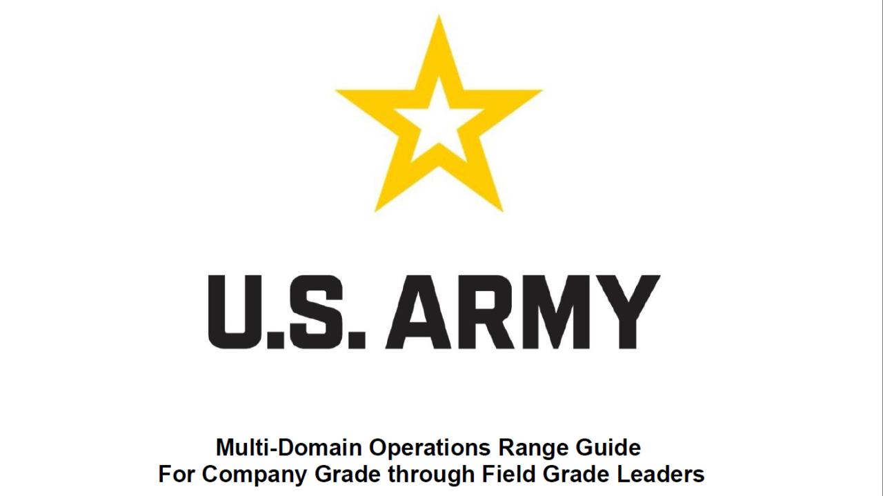 Getting the Most Out of the MDO Range Guide