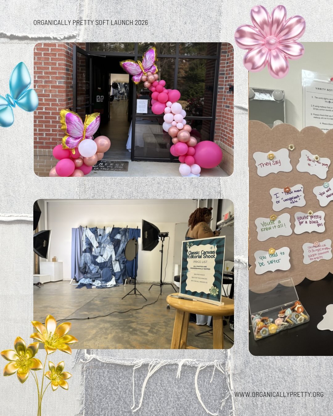 What started as a vision has now become a community.

Yesterday, we hosted the very first Organically Pretty Soft Launch Creative Photoshoot Meetup and we are deeply grateful to everyone who showed up to celebrate confidence, creativity, and connecti