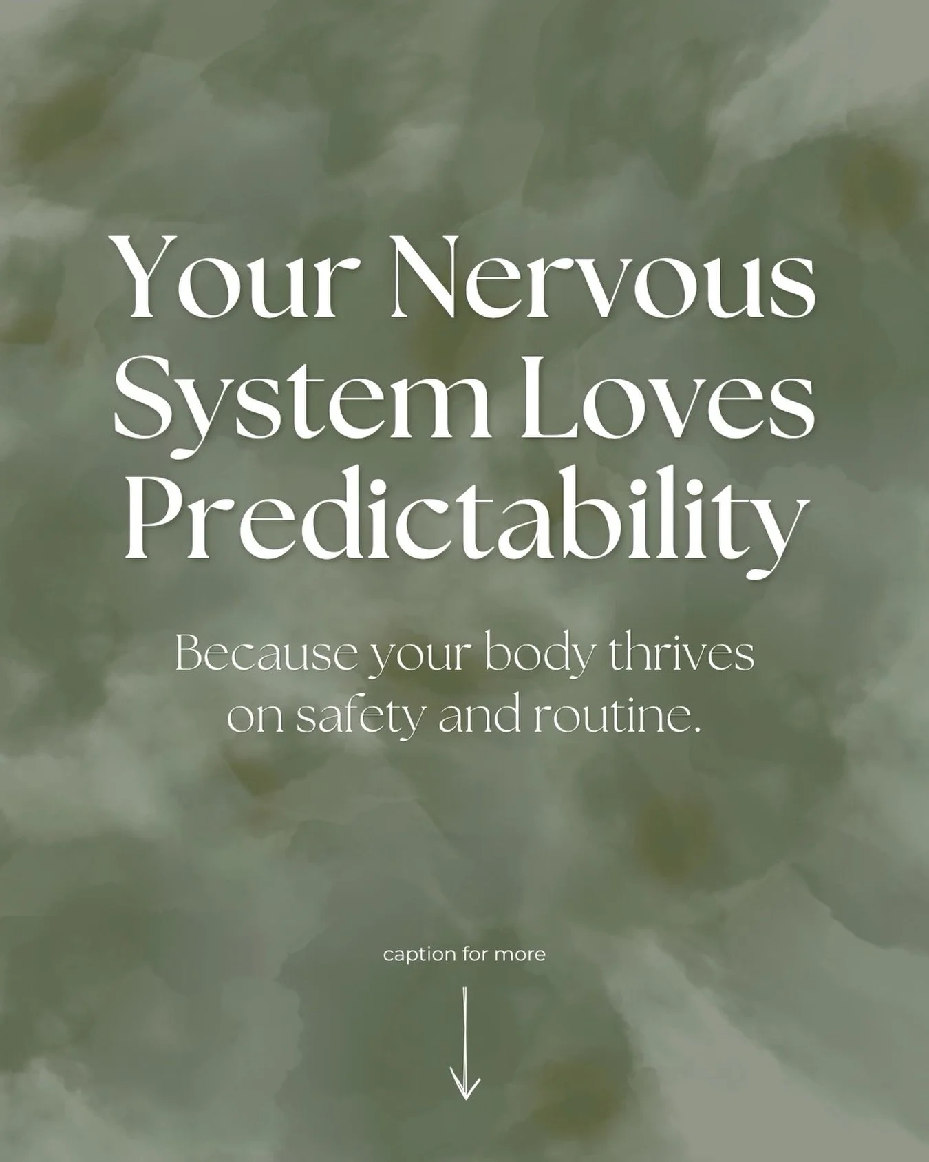 Our brains and bodies are constantly scanning for safety&mdash;and one of the most powerful ways to create that sense of safety is through routine. Predictable habits help signal to your nervous system that you&rsquo;re grounded and supported, even d