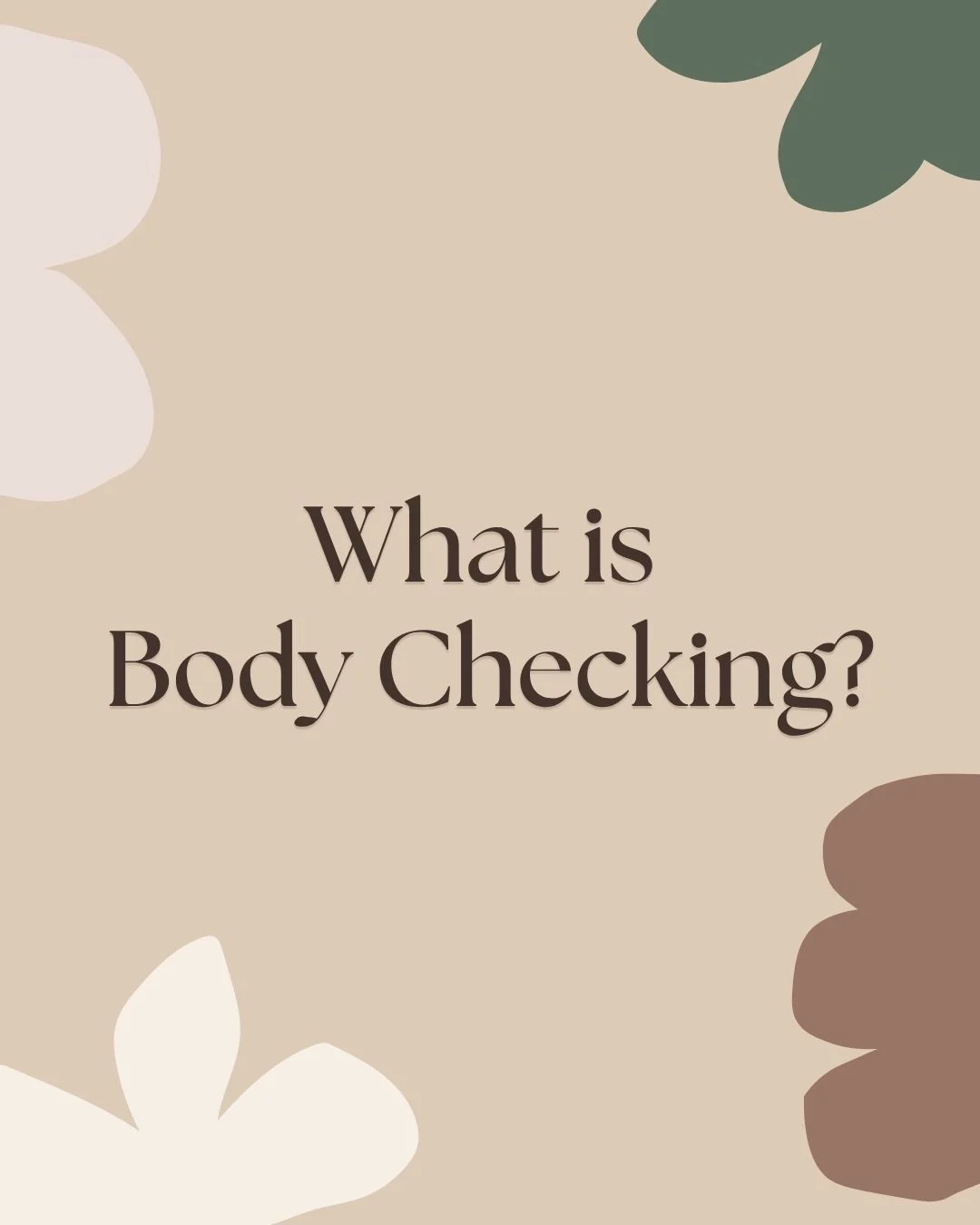 Many people engage in body checking, often without realizing it.

It can look like repeatedly looking in the mirror, weighing yourself, comparing your body to others, or focusing in on specific body parts throughout the day.

Most of the time, body c