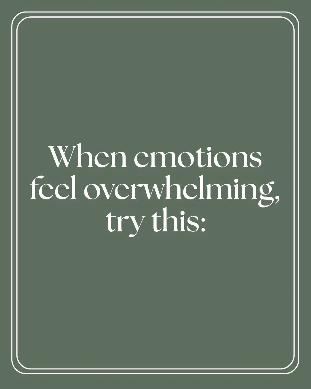 When you&rsquo;re in the middle of intense emotions or a panic response, it can feel like your body is in overdrive. That&rsquo;s because your nervous system has shifted into a fight-or-flight state, where your brain is focused on survival not calm t