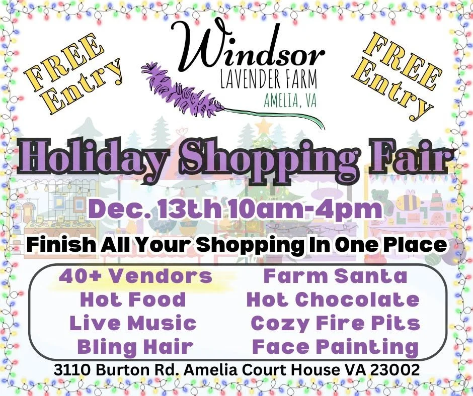 Windsor Lavender Farm Holiday Shopping Fair