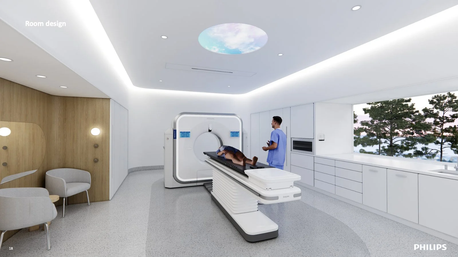 CT for Oncology Simulation room
