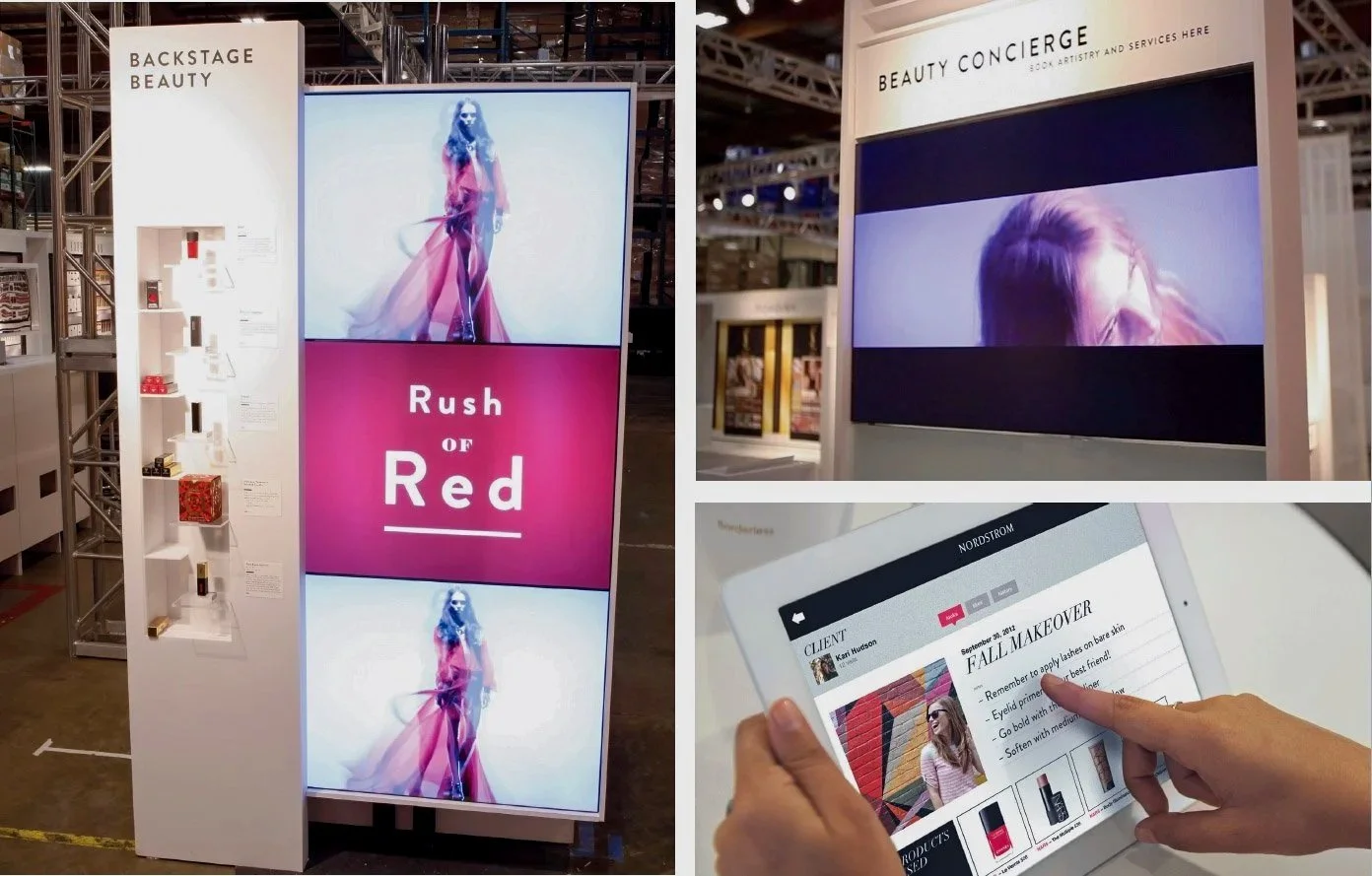 Nordstrom beauty digital fixtures