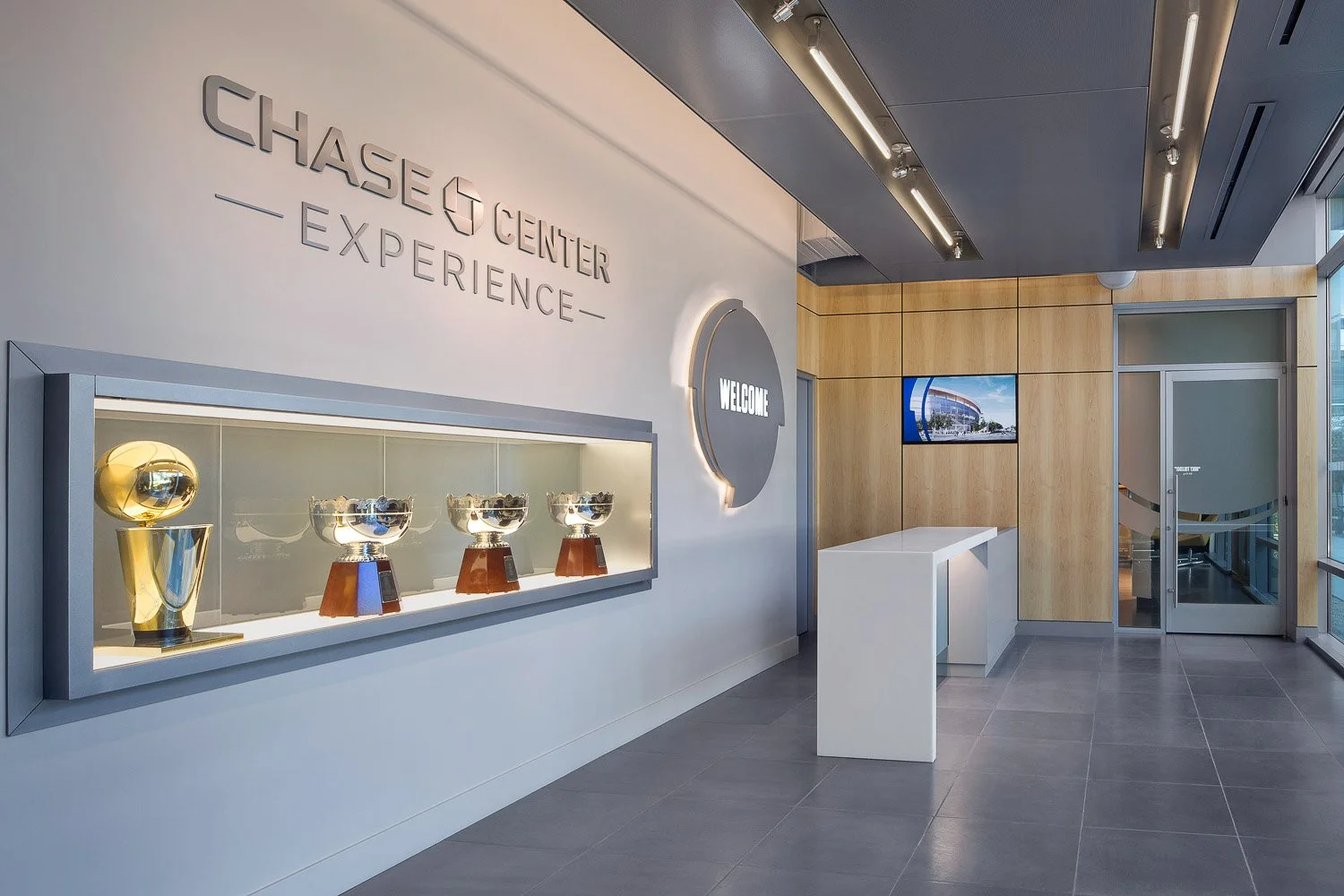 Warriors Sales Center entry sequence