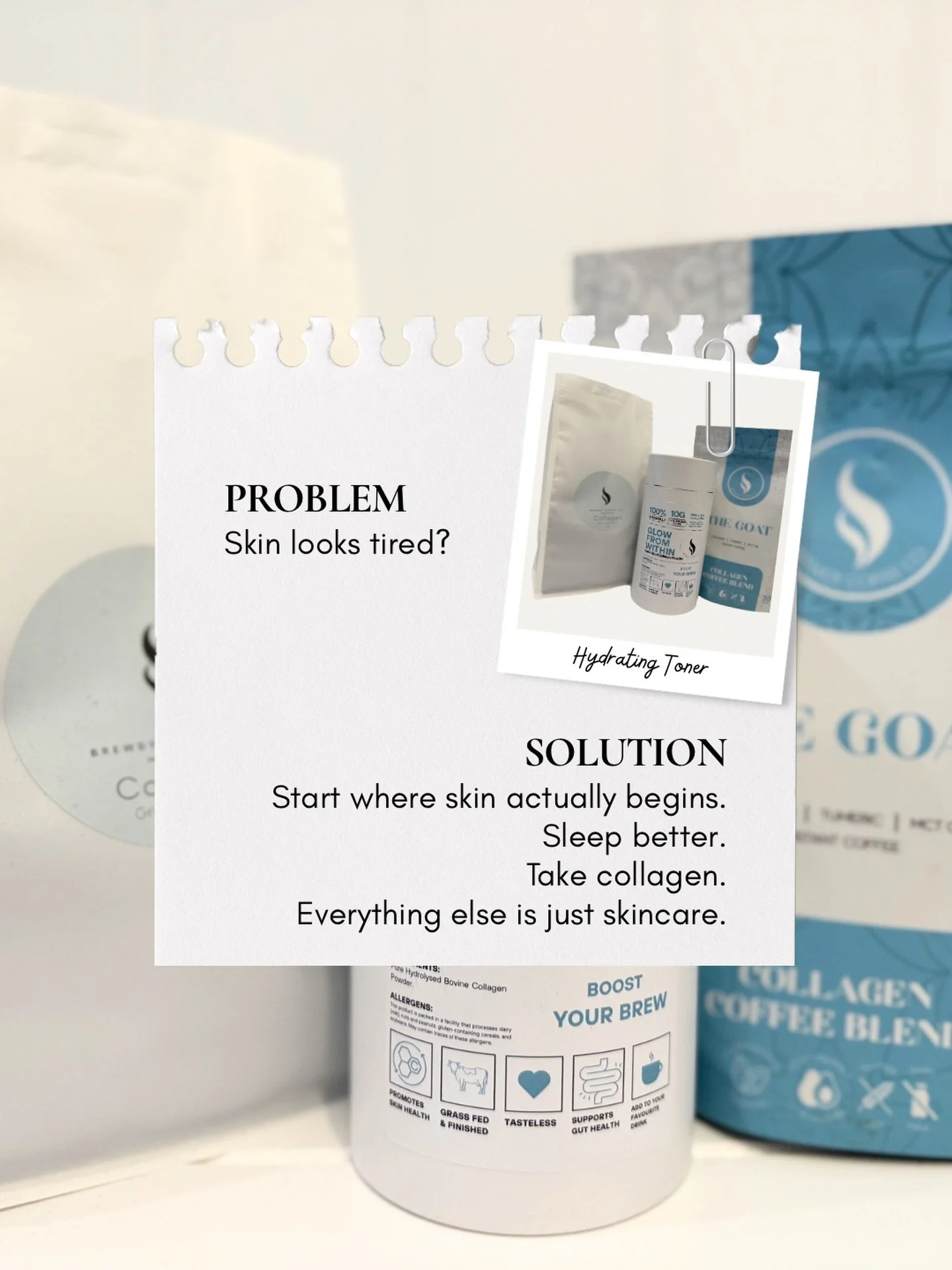 You know you should take collagen.

Everyone talks about it.
Better skin. Better joints. Better recovery.

But the truth is&hellip; most people forget to take it consistently.

That&rsquo;s why we did something simple.

We put it in coffee.

Brewdy C