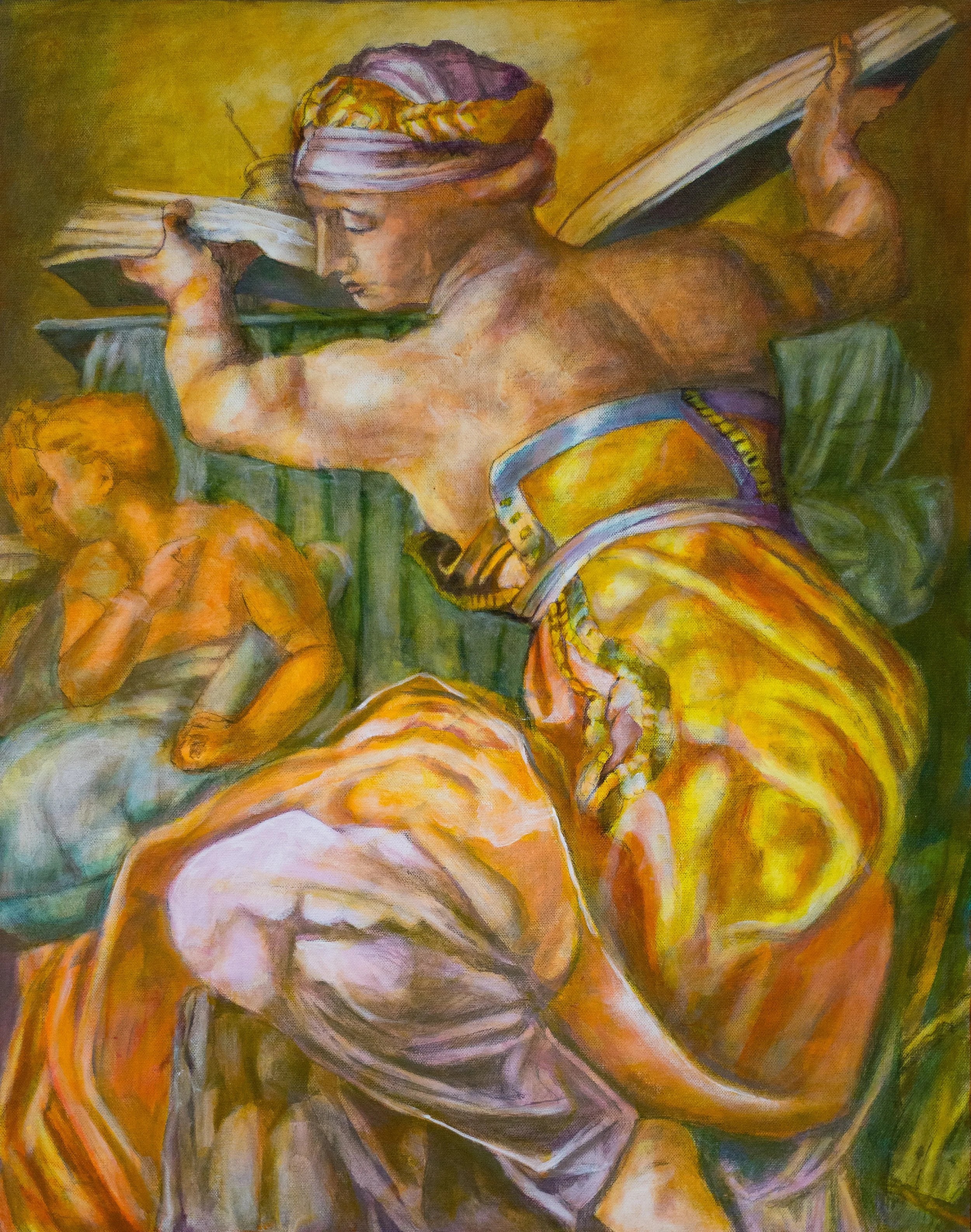 Study After Michelangelo, The Libyan Sibyl