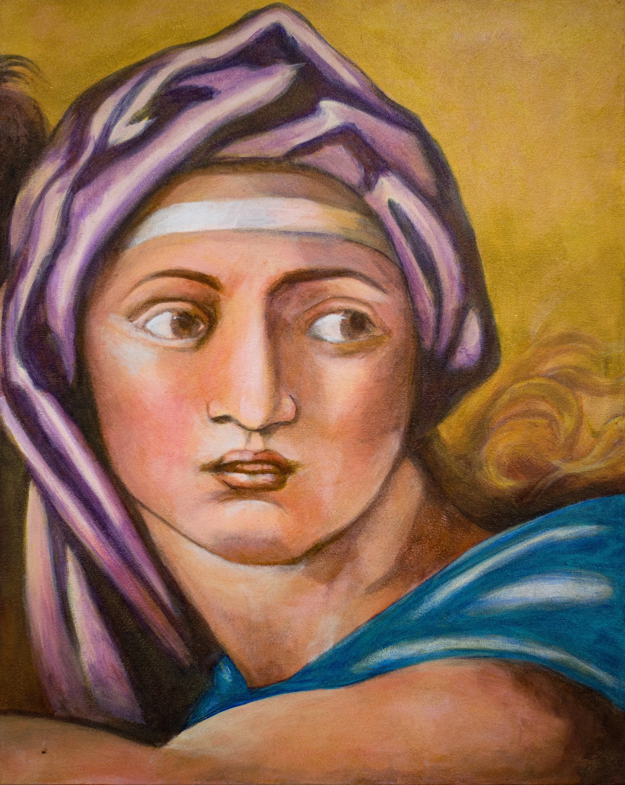 Study After Michelangelo, The Delphic Sibyl