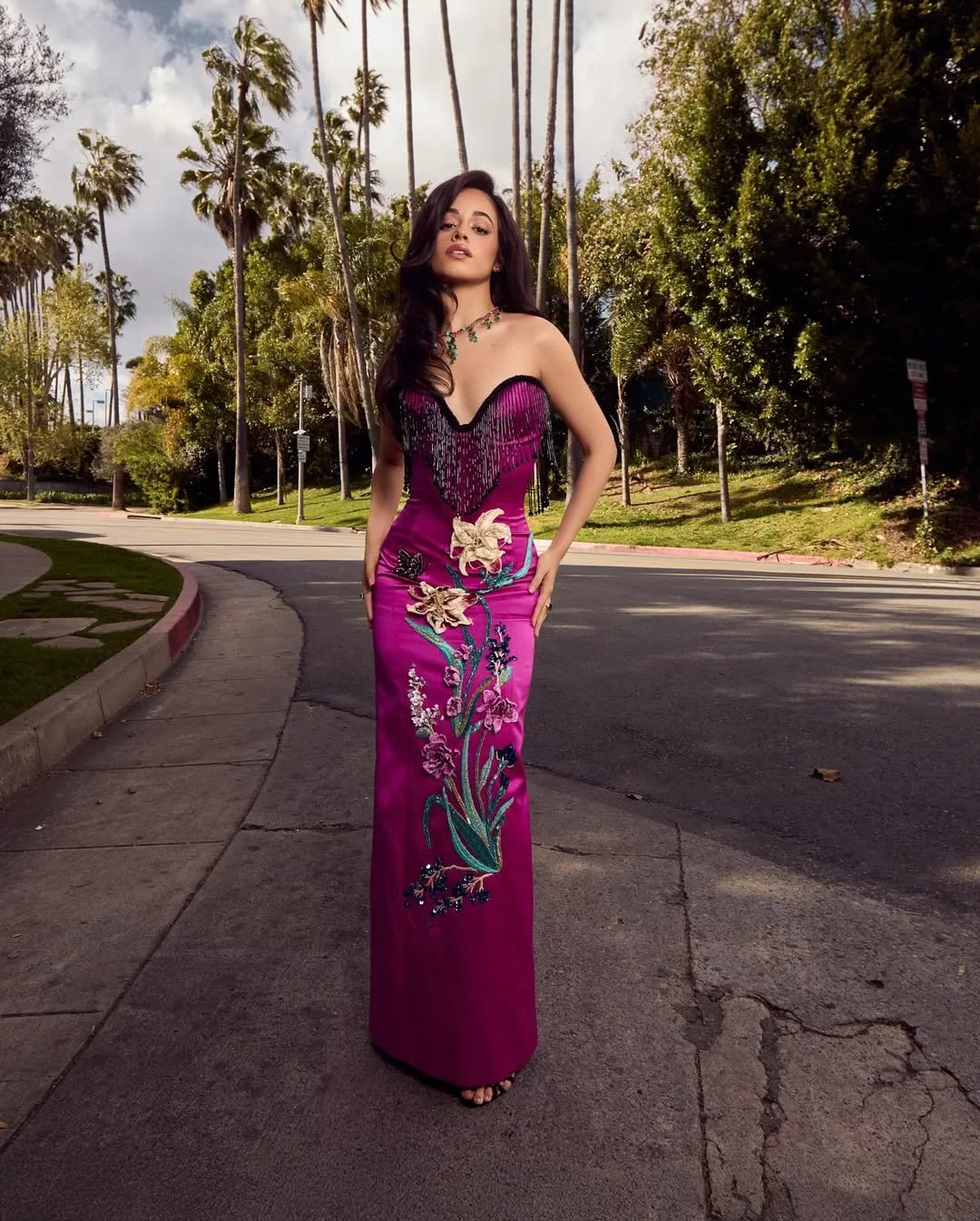 Camila Cabello for the Elton John After Party, Market Editor and Styling Assistant to Katie Qian