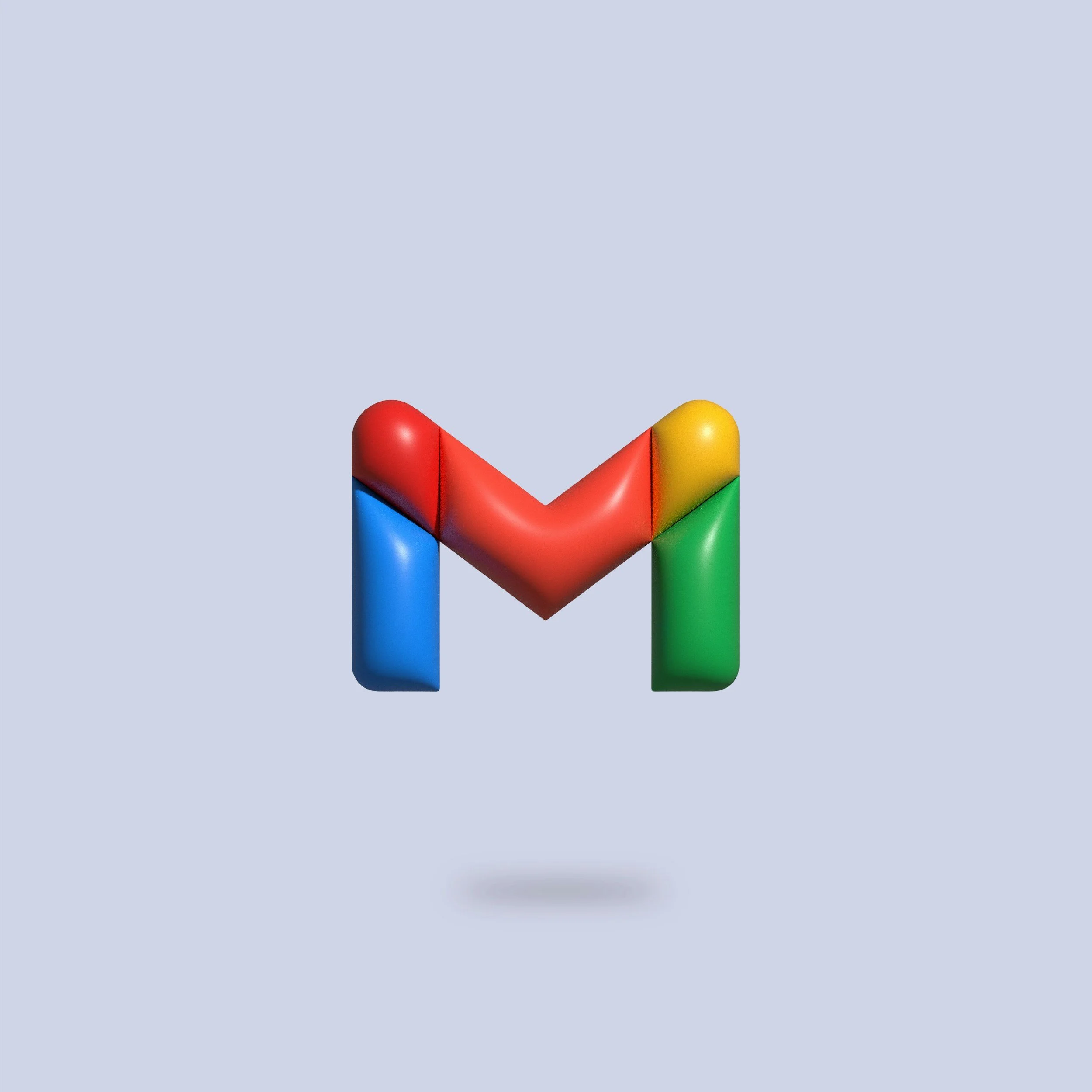 Colorful 3D Google Maps logo with blue, red, yellow, and green segments, floating against a light gray background.
