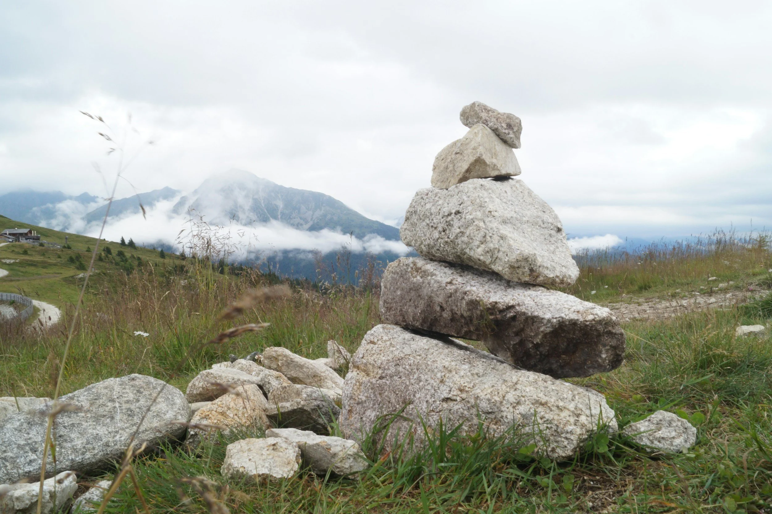 cairn stones pile