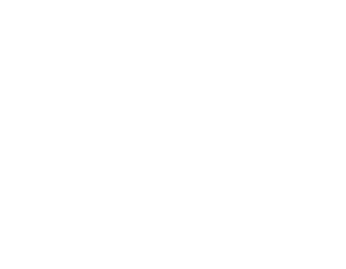 White line icon of a man's and a woman's faces smiling side by side on a black background.