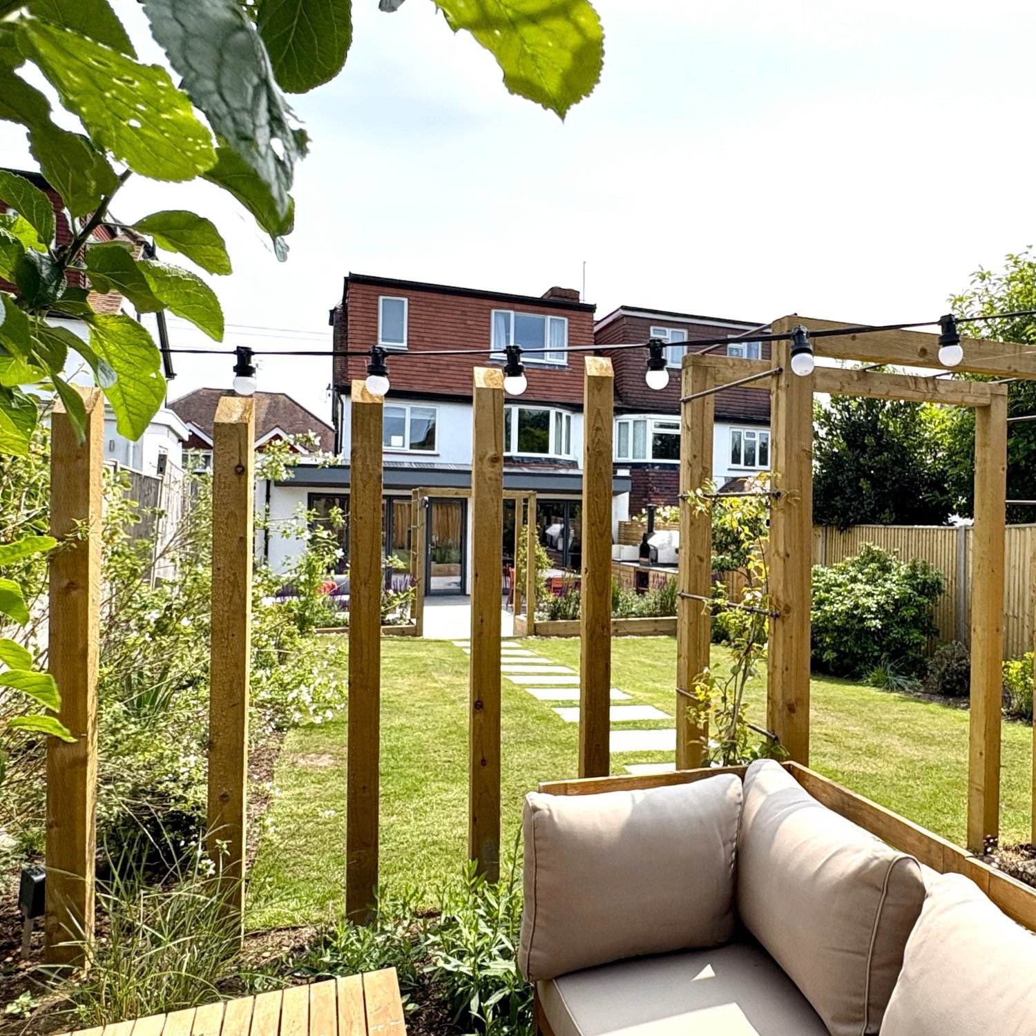 Planting will fill in over the next couple of years adding further screening to the rest & relaxation area