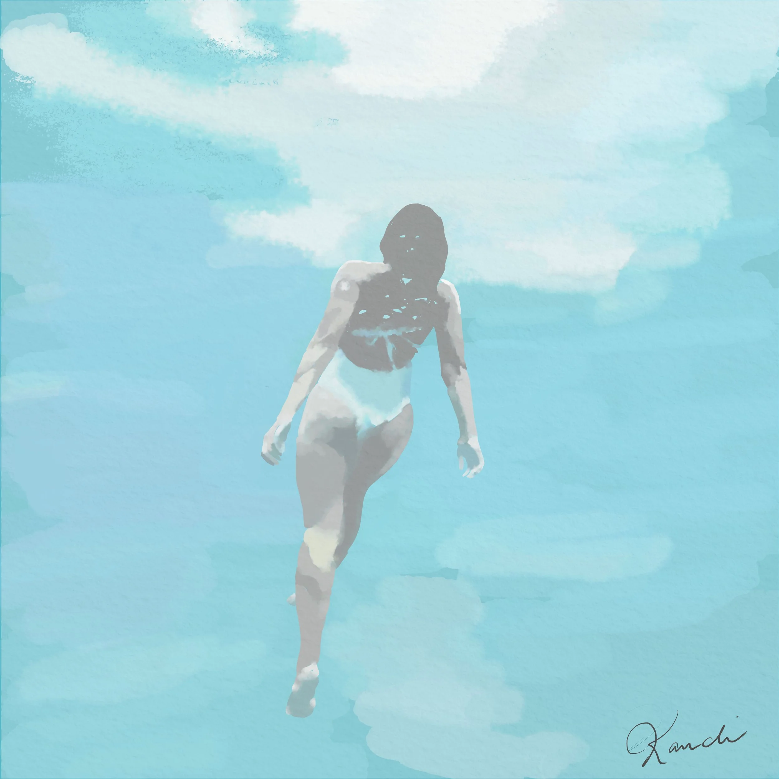 Breath Held - 2026 Digital Painting © 2026 Kandi Finney Art 