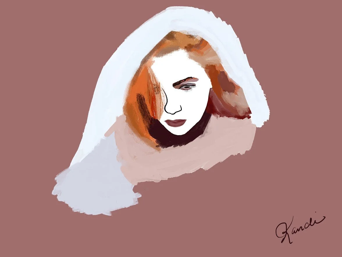 Soft Refusal - 2025 Digital Painting © Kandi Finney Art 