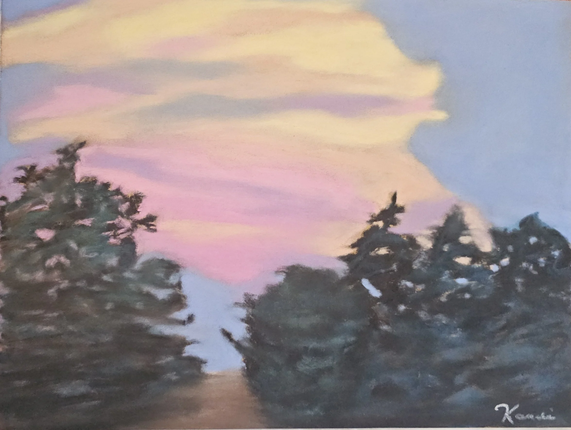 Hymn of Dusk - 2025 Soft Pastel © Kandi Finney Art 