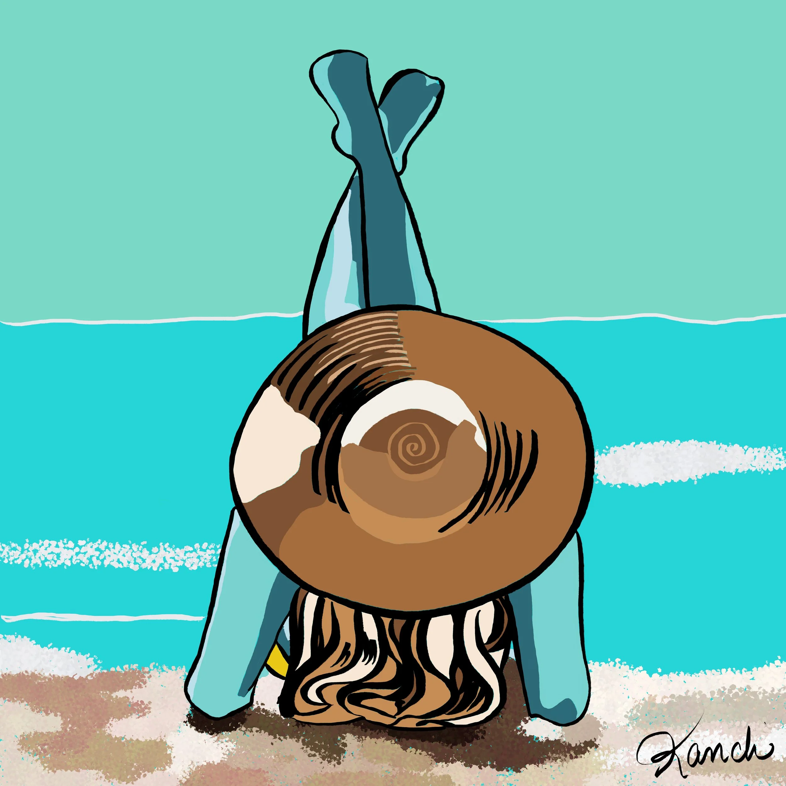 Unmoved - 2026 Digital Painting © 2026 Kandi Finney Art 