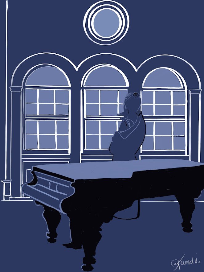 The Room Remembers - 2025 Digital Painting © Kandi Finney Art 