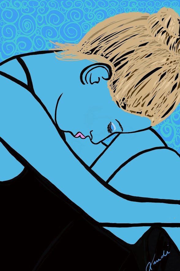 Song Without Sound - 2025 Digital Painting © Kandi Finney Art 