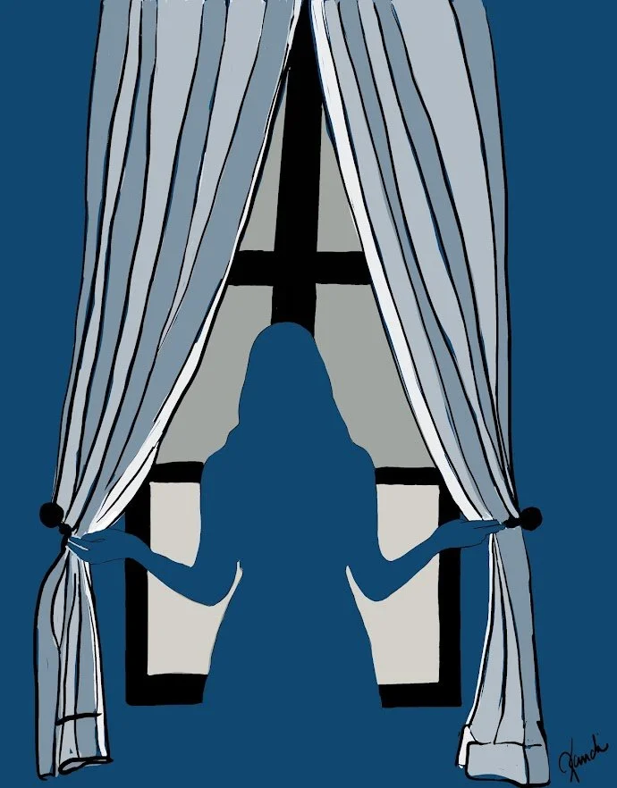 The Space Between - 2025 Digital Painting © Kandi Finney Art 