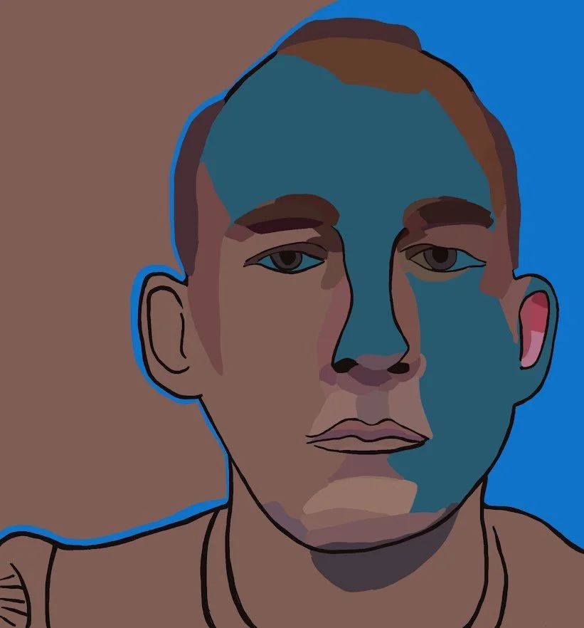 Silent Gaze - 2025 Digital Painting © Kandi Finney Art 