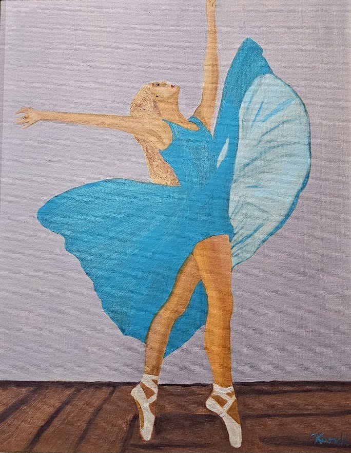 Letting Go - 2025 Oil Painting © Kandi Finney Art 