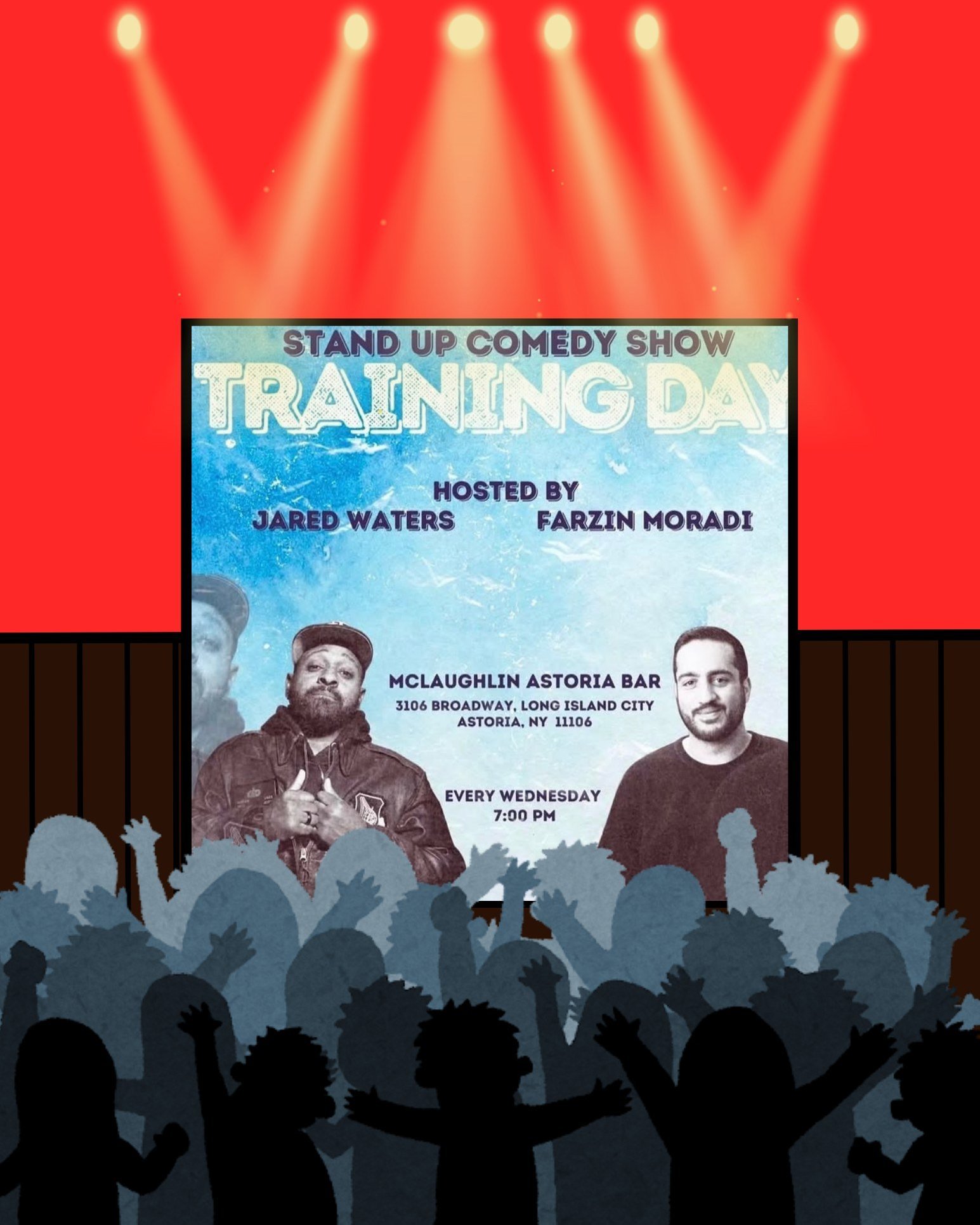 Laughter therapy tonight at McLoughlin's, prescription filled by Training Day Comedy Show! 🤣

Show's on every Wednesday at 7pm!