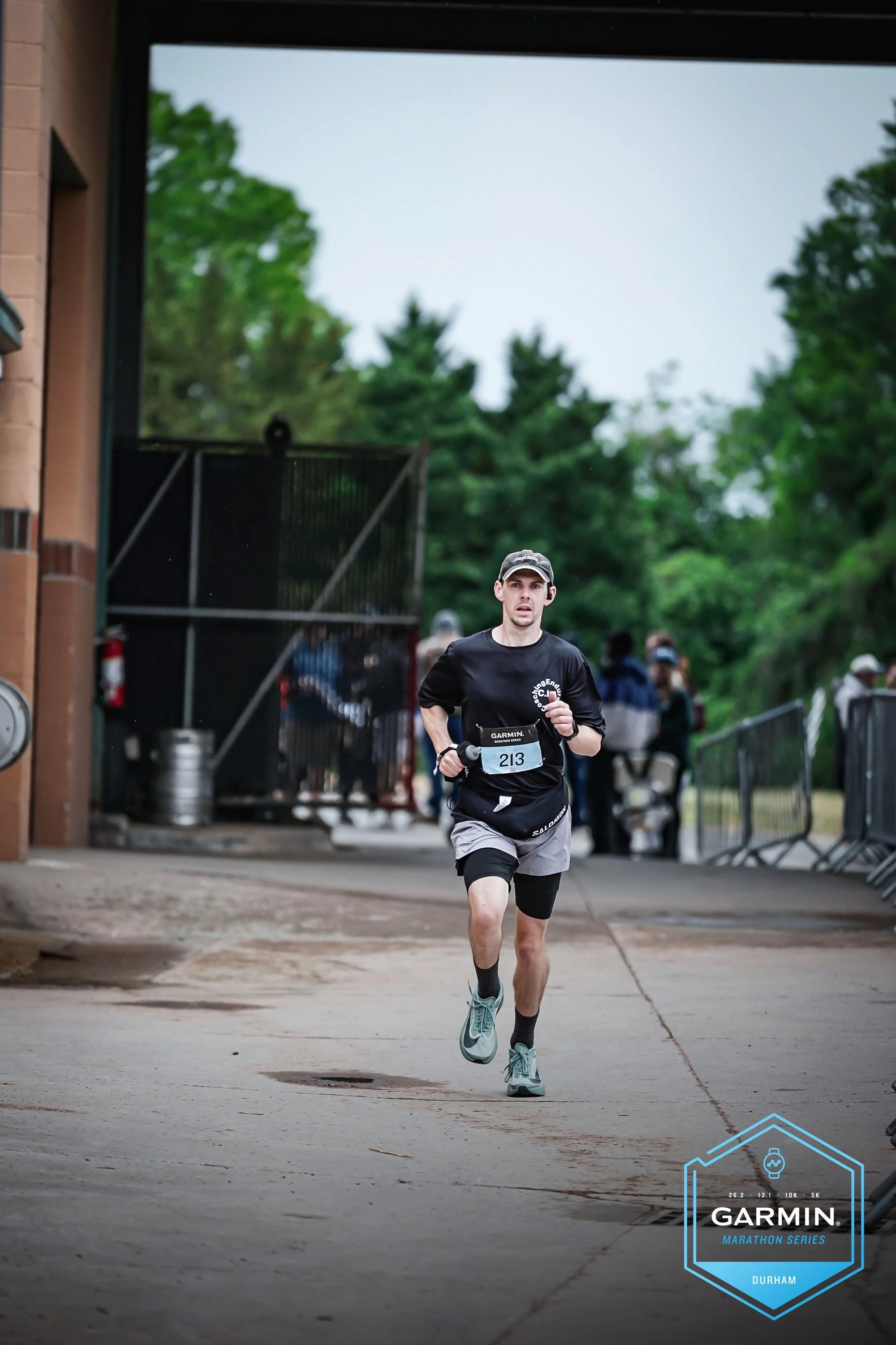 Exiting Durham Bulls Athletic Park - Mile 8.25