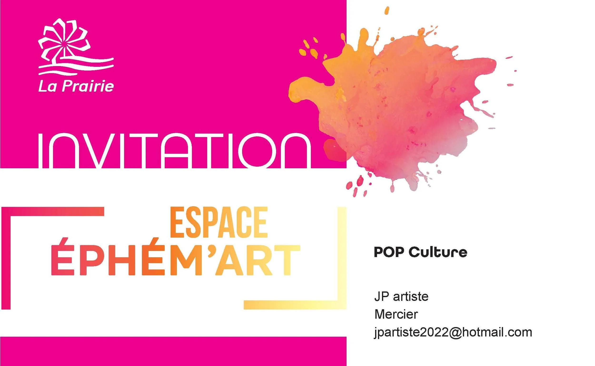 Exposition au Centre multifonctionnel Guy-Dupré de La Prairie