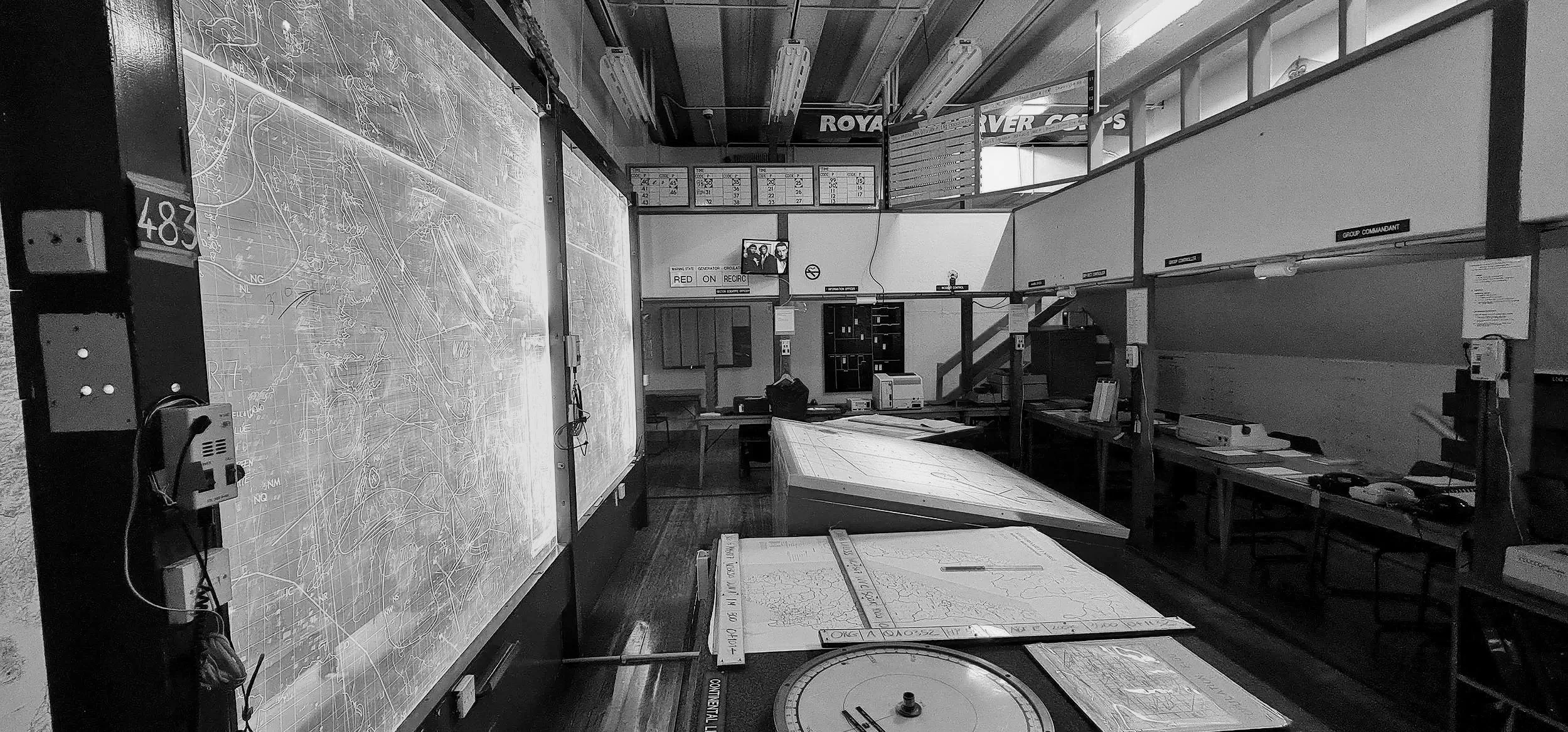 Cold war nuclear bunker museum in Scotland