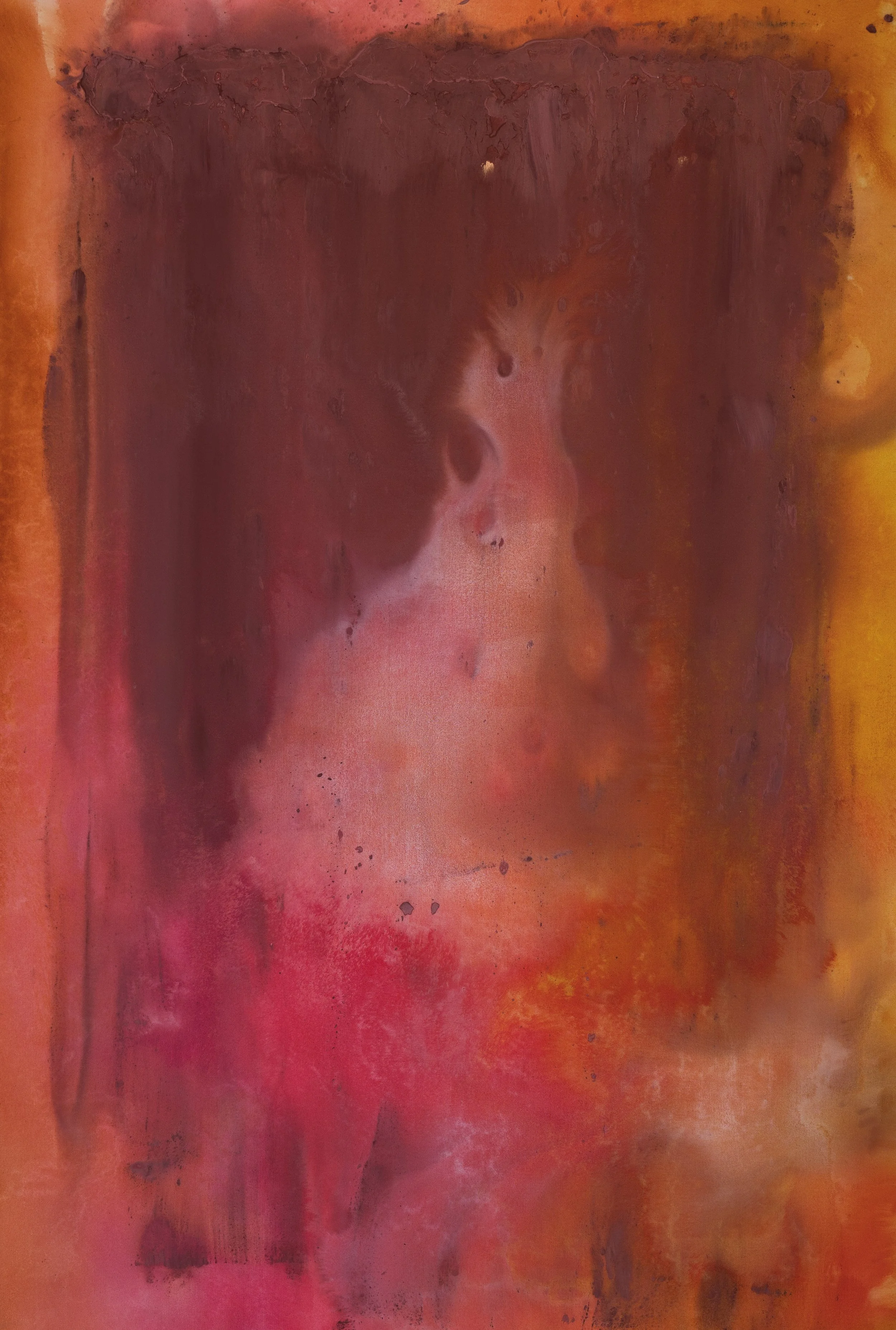 Torrent
90 x 61 in. (1.5 in. depth)
Medium: Acrylic, iron oxide pigments from acid mine drainage, Appalachian coal, mixed media and other artists colors on stretched canvas
2025